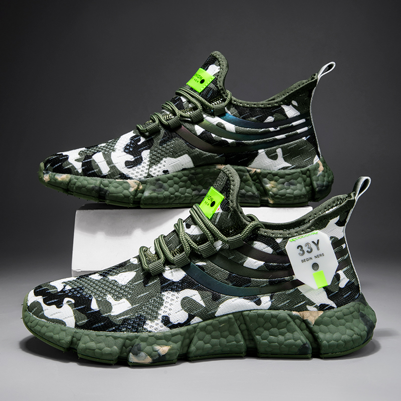 Men's Shoes Summer Breathable Thin Student Youth Leisure Sports Dad Shoes foto 2