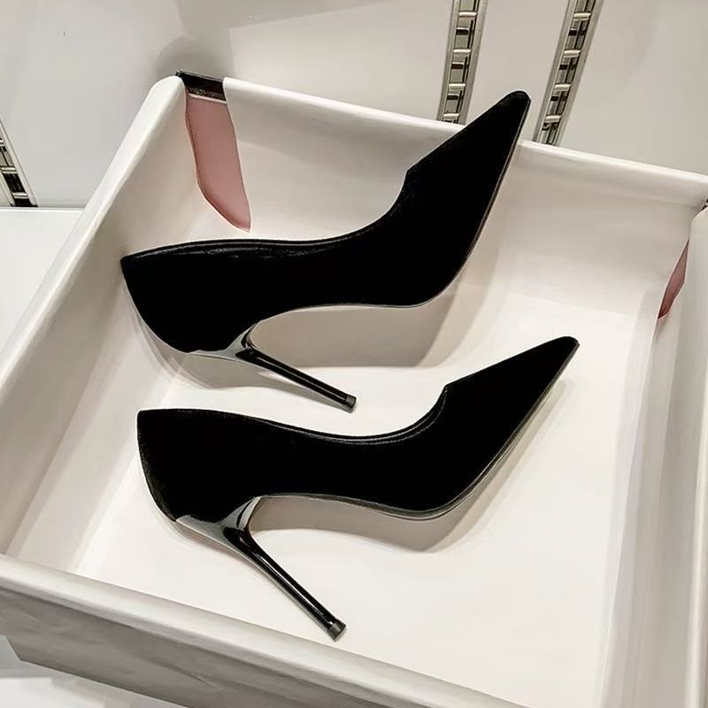Black Women's Stiletto Heels Suitable For Sports Universal foto 2