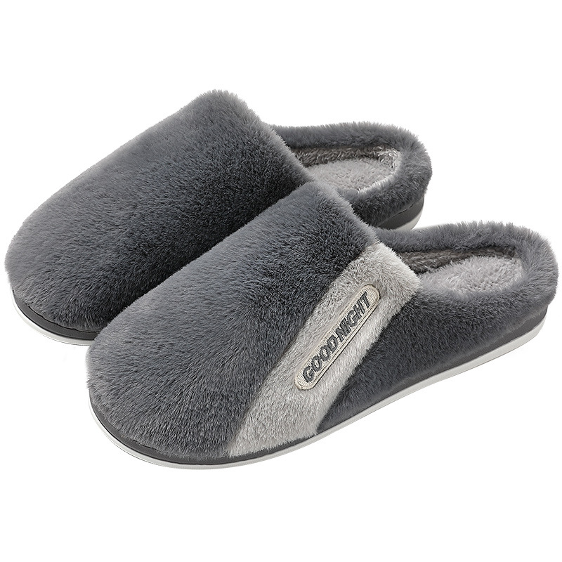 Men's Non-slip Warm Indoor Cotton Slippers Cotton Slippers foto 2