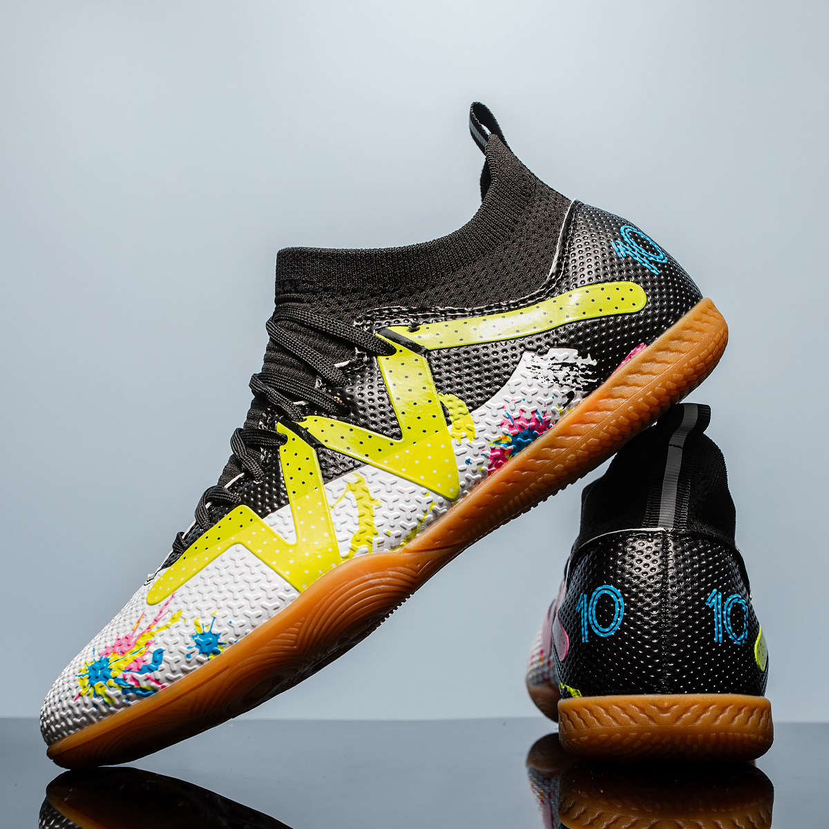Football Flat Youth Men's Shoes Plus Size foto 3