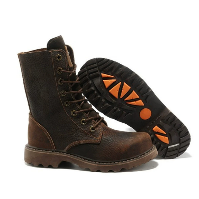 Casual Men's Martin Boots With A Chunky Toe And High-top Design foto 5