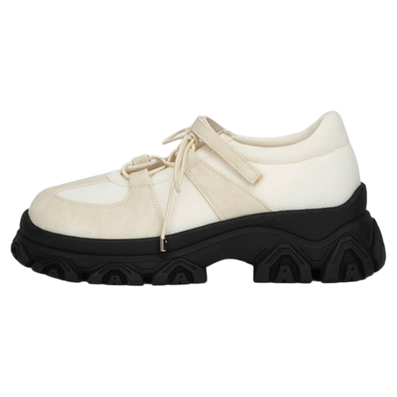 Mesh Casual Ballet Shoes Retro Muffin Thick Bottom Velcro foto 5