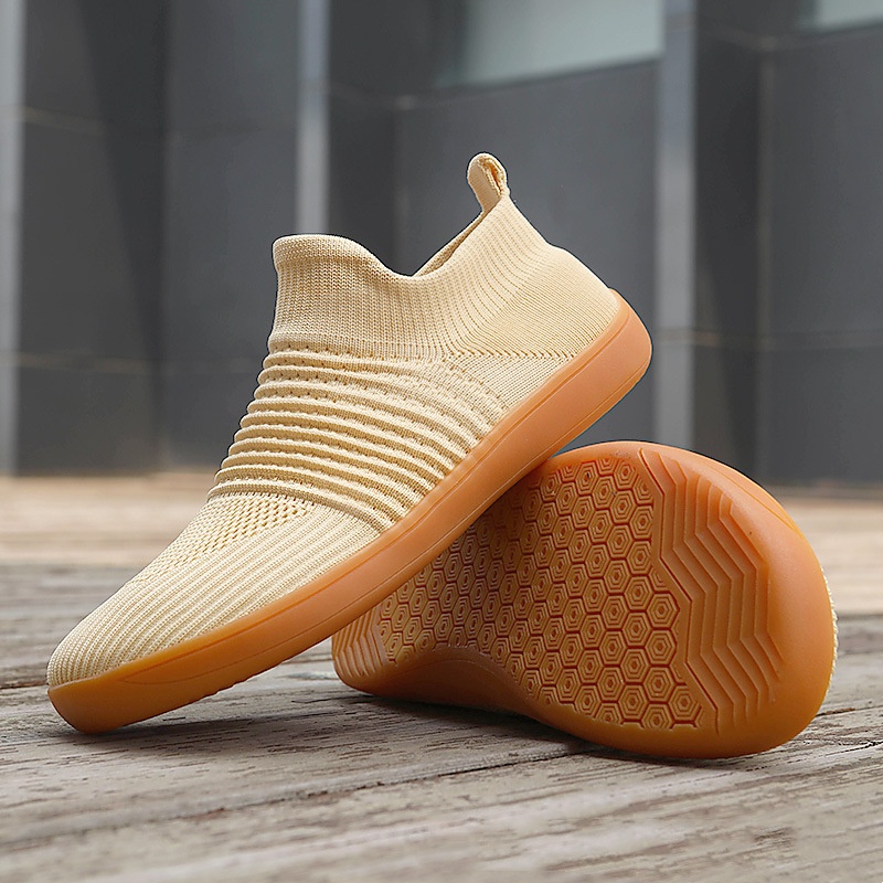 Wide Toe Shoes Bare Feet Sneaker Plus Size Men's Shoes