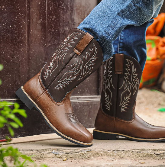 Men's Shoes Autumn New Leather Boots foto 2