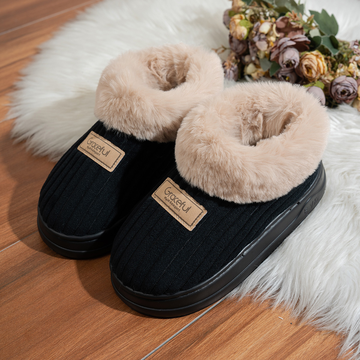 Corduroy Cotton Shoes For Men And Women foto 3