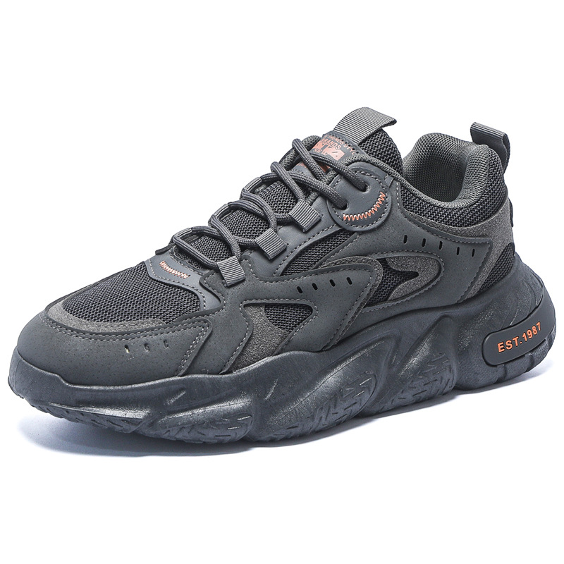 New Breathable Mesh Men's Fashionable All-Match Platform Sports Casual Shoes foto 5