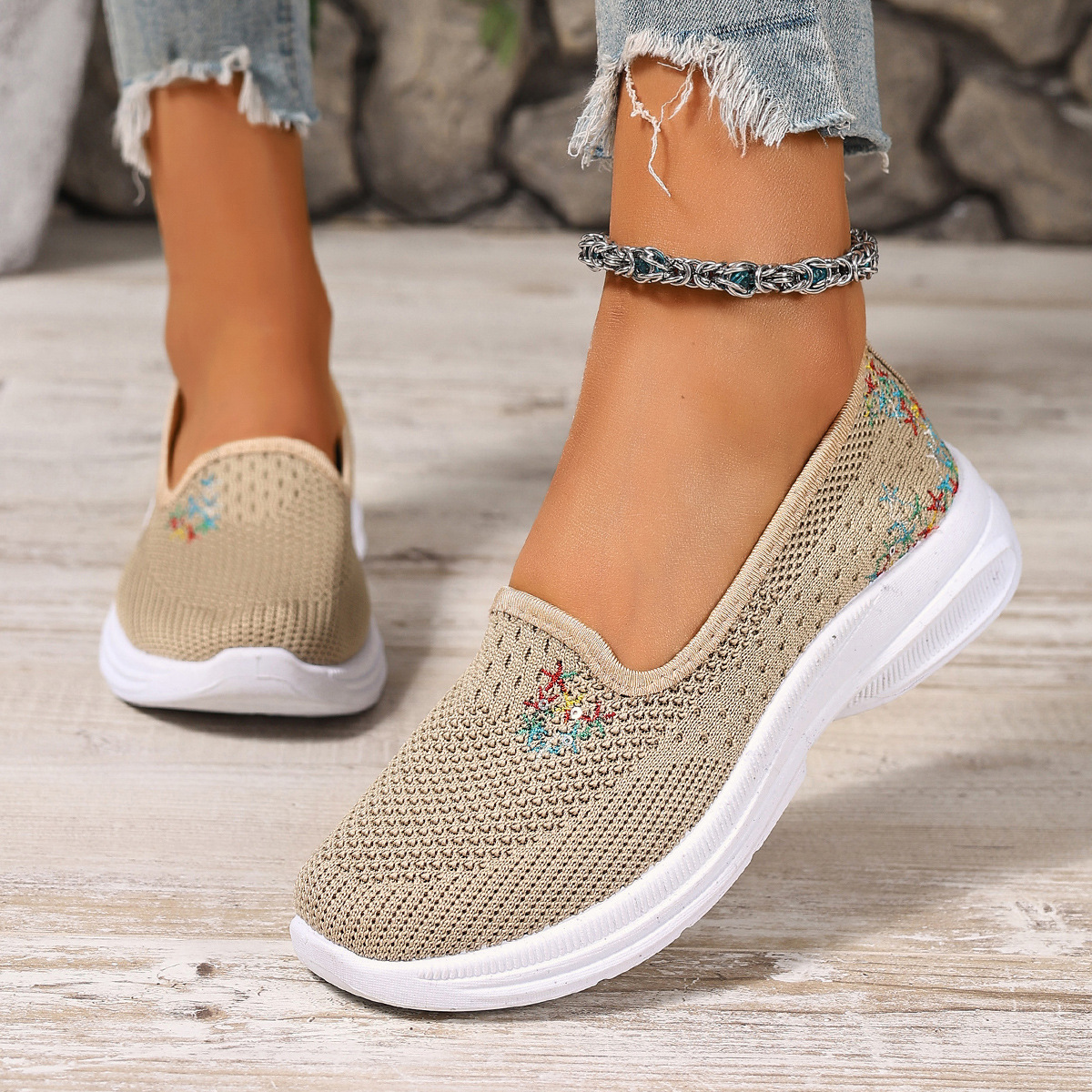 Women's Mesh Casual Breathable Soft-soled Shoes foto 4