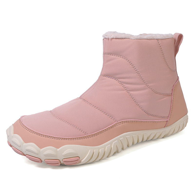 Leisure Hiking Cotton Shoes Non-slip Wear-resistant Waterproof Fleece-lined foto 2