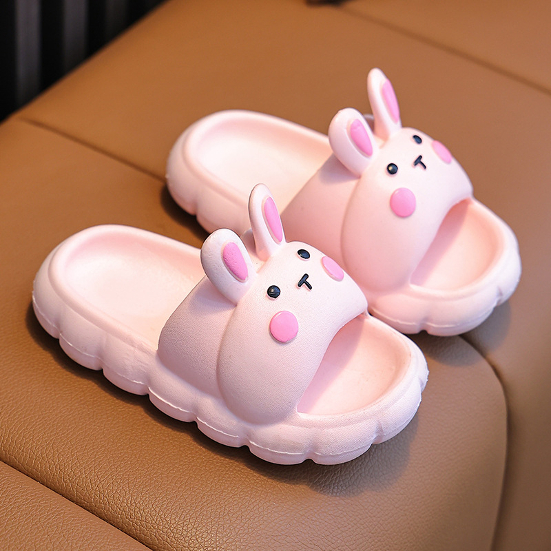 Children's Cartoon Non-Slip Rabbit Slippers foto 2