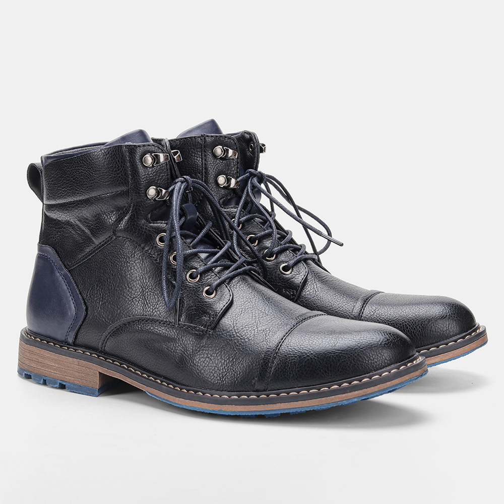 Men Fashion Comfortable Winter Leather Boots foto 5