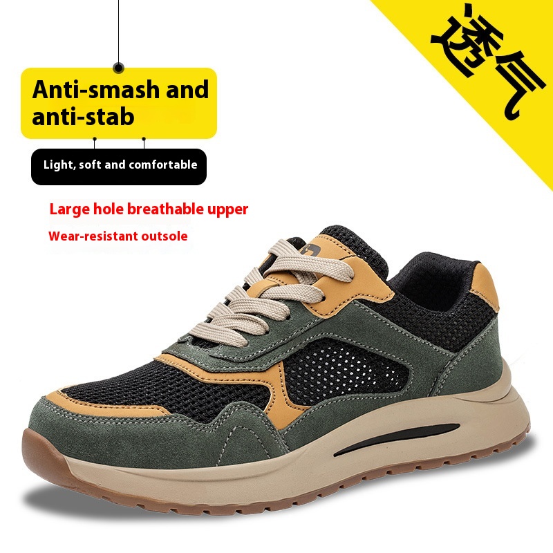Anti-smashing And Anti-penetration Lightweight Breathable Protective Footwear foto 2