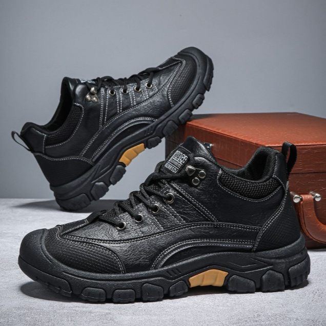 Plus Size Outdoor Mountaineering Hiking Casual Workwear Sports Mesh Shoes