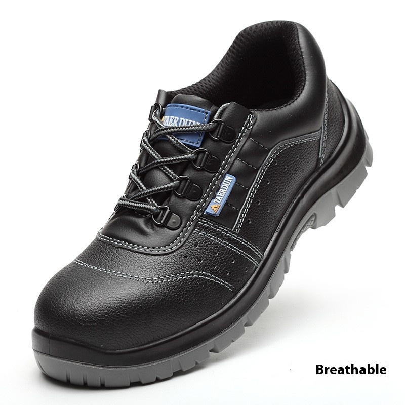 Breathable And Anti Smashing Steel Toe Work Shoes foto 5