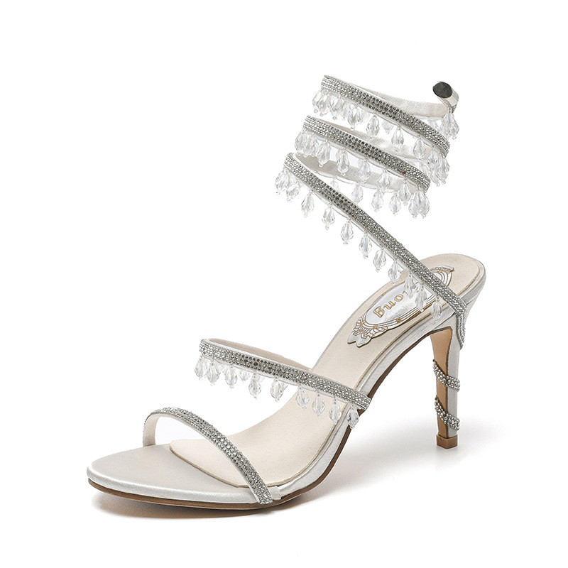 New Womens High-heeled Stiletto Sandals foto 5