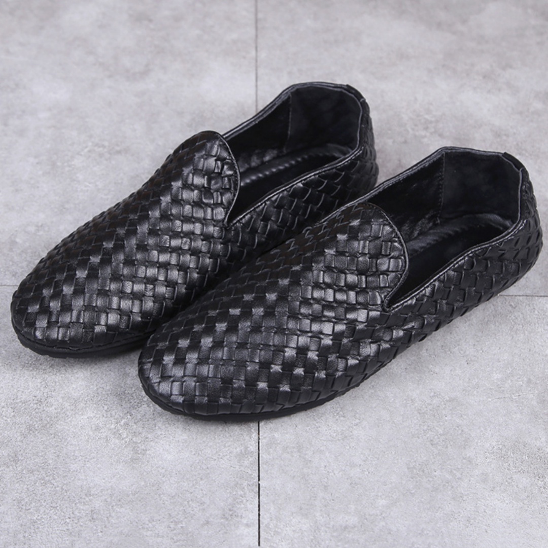 Men's Genuine Leather Doug Shoes Lazy British Korean foto 3