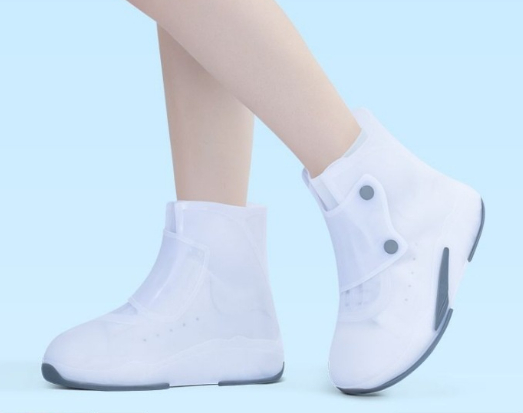 Non-slip Wear-resistant Shoes Bottom Rainy Silicone Rainproof Children's Rain Boots foto 2