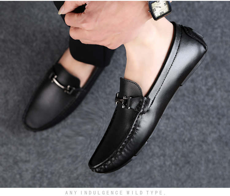 Gommino Men's Korean Fashion Slip-on foto 2