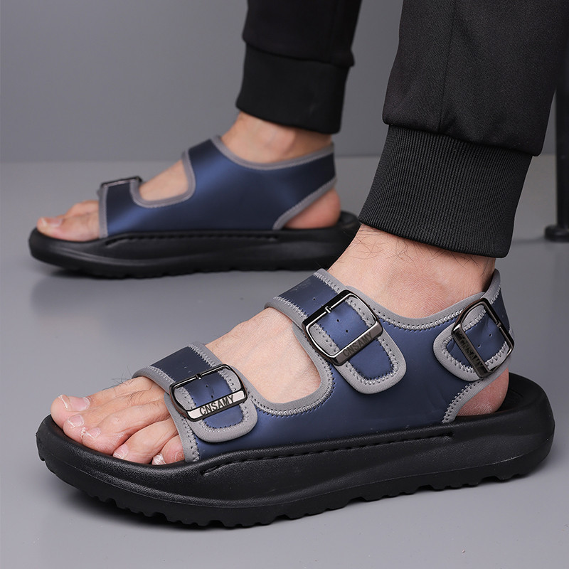Lightweight Foam Sole Trendy Casual Non-slip Handmade Sandals foto 4