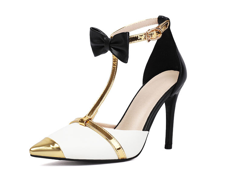 Plus Size Closed Toe High Heel Sandals Women's Shoes foto 3
