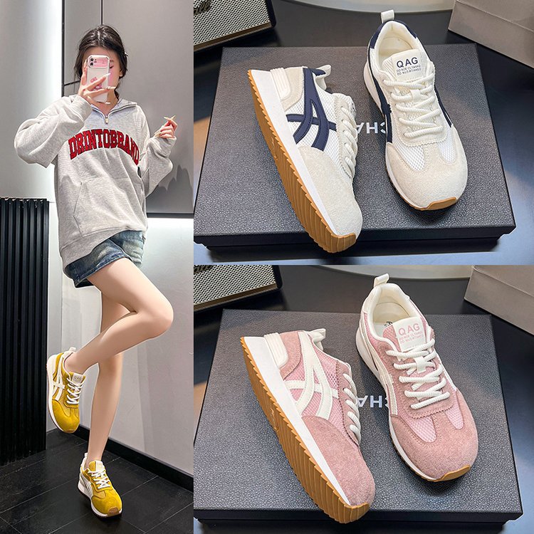 Casual Women's Non-slip Lace-up Outdoor All-matching Sneaker foto 2