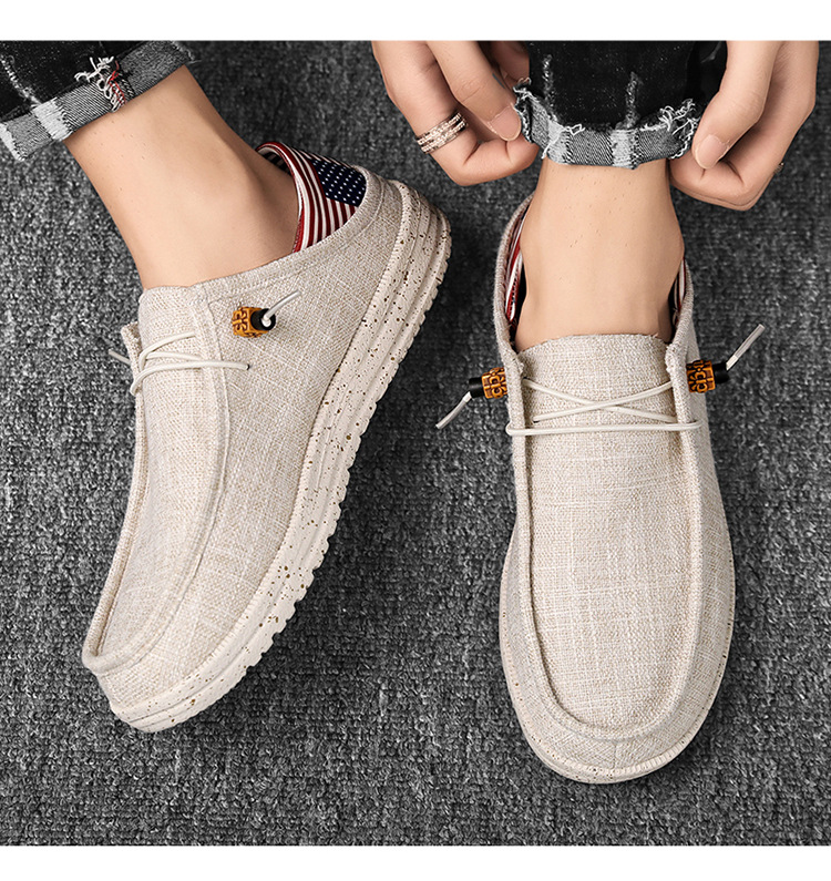 Men's Lazy Canvas Casual Shoes foto 5