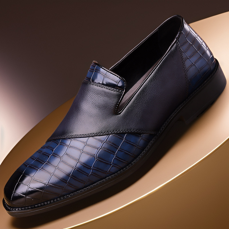 Plus Size Men's British Business Dress Leather Shoes foto 2