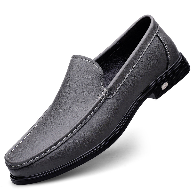 Fashion Multi-color Cowhide Casual Loafers Men foto 4