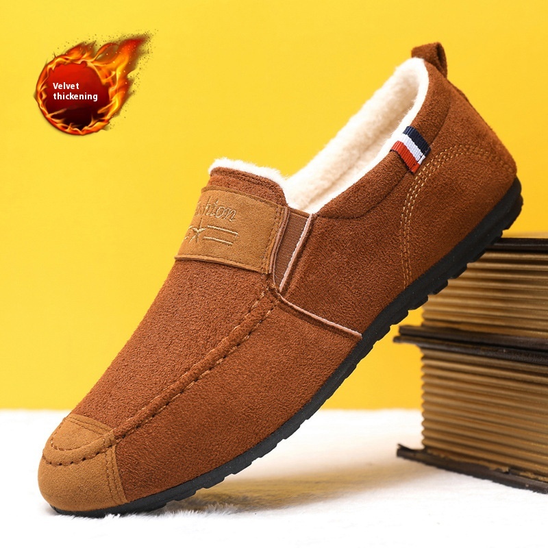 Men's Shoes Autumn And Winter Fleece-lined Gommino foto 5