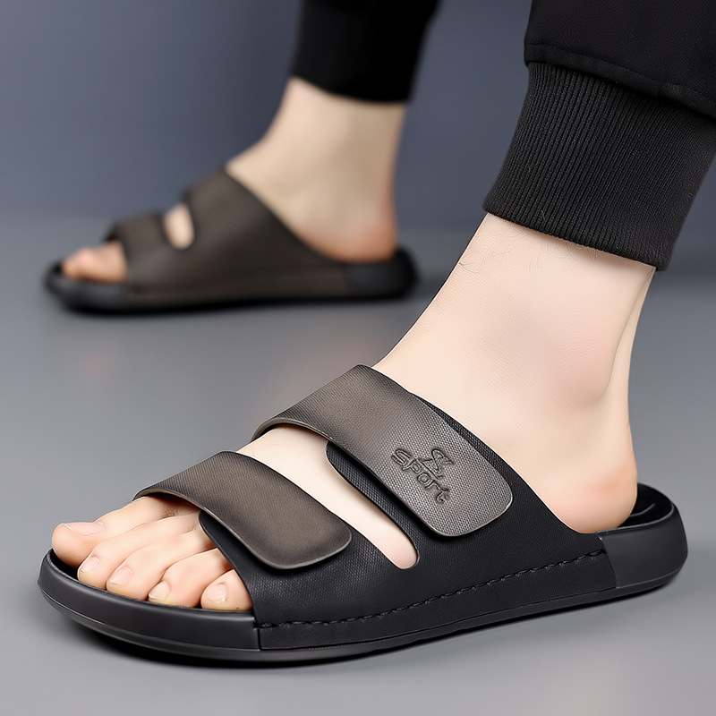 Outdoor Slippers Men's Non-slip Casual Adjustable Color Matching Slippers foto 4