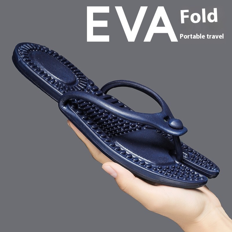 Foldable Travel Couple Flip Flops Plus Size foto 4