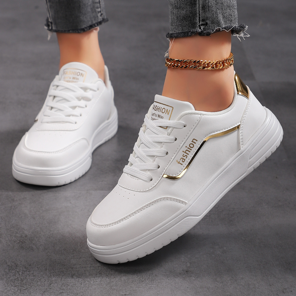 Women's Breathable Student Board Shoes foto 4