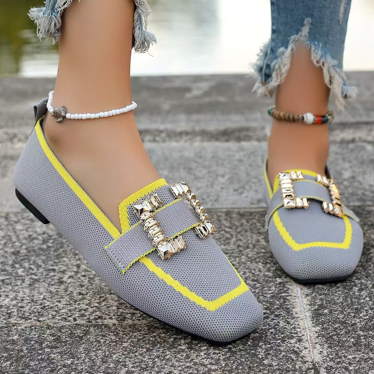 Vintage Suede Round Head Spring Loafers Gommino foto 4