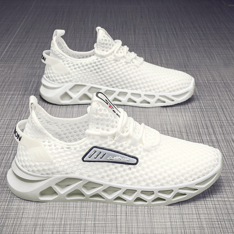 Summer Mesh Breathable Hollow Casual Sports Shoes Men foto 3