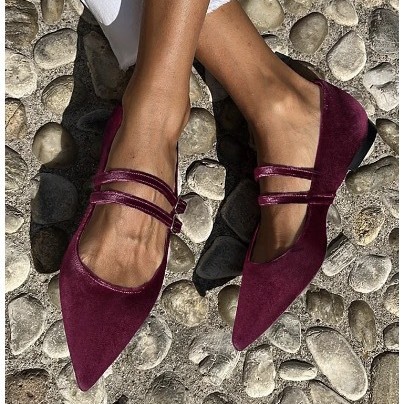 Pointed Lolita Low Heel Chunky Heel Buckle Plus Size Women's Fashion Shallow Mouth List foto 2
