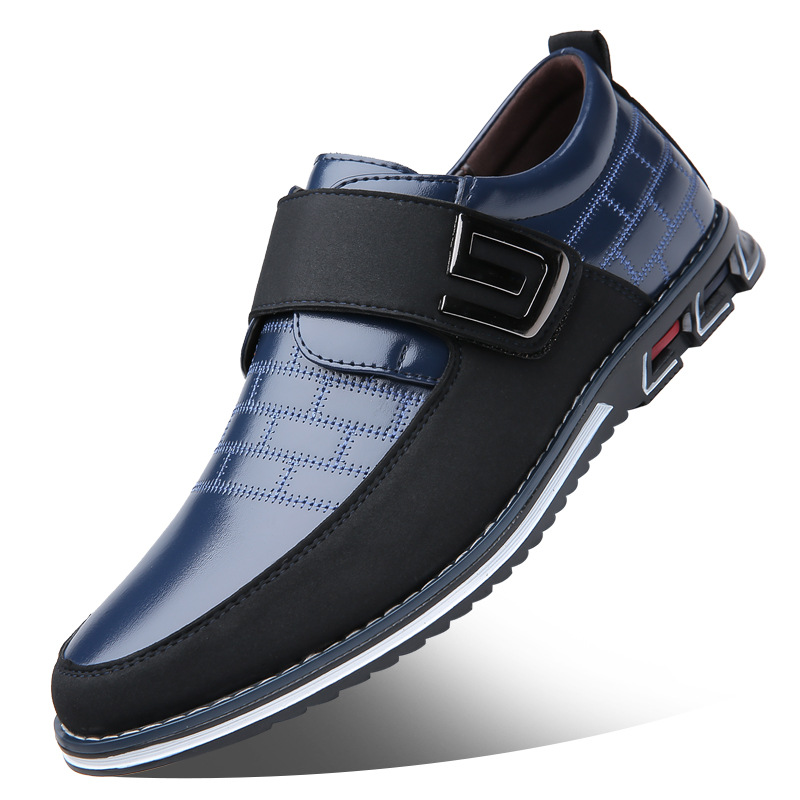 Oversized Men's Shoes Leather Shoes Youth Shoes Soft Bottom foto 5