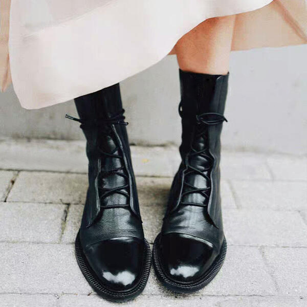 Womens High-top Fleece-lined Dr Martens-style Boots For Fall And Winter foto 5