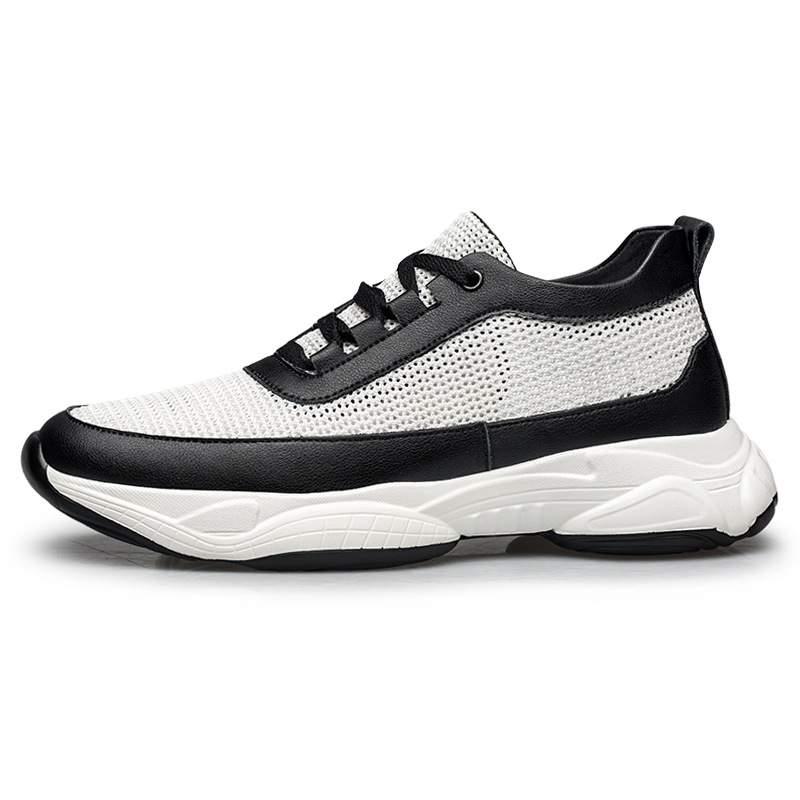 Summer New Height Increasing Insole Black Casual Men's Sneaker foto 4