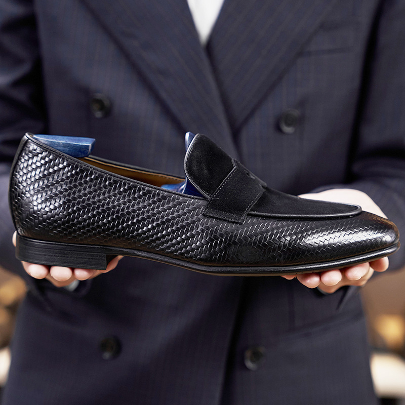 Men's Low-top Breathable Business Leather Shoes foto 3