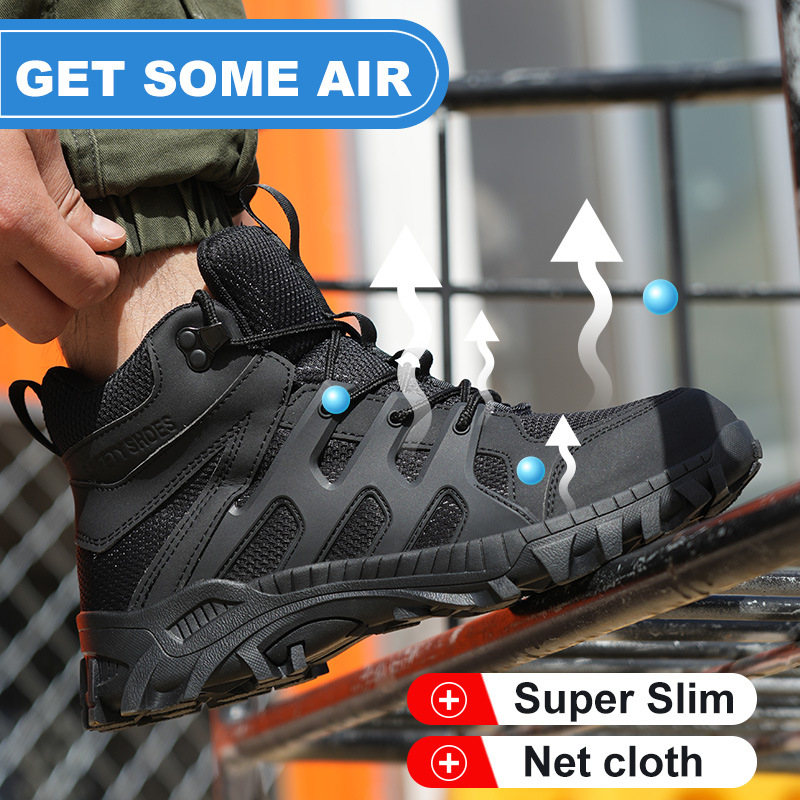 Attack Shield And Anti-stab Safe Site Wear-resistant Outdoor Men's Boots