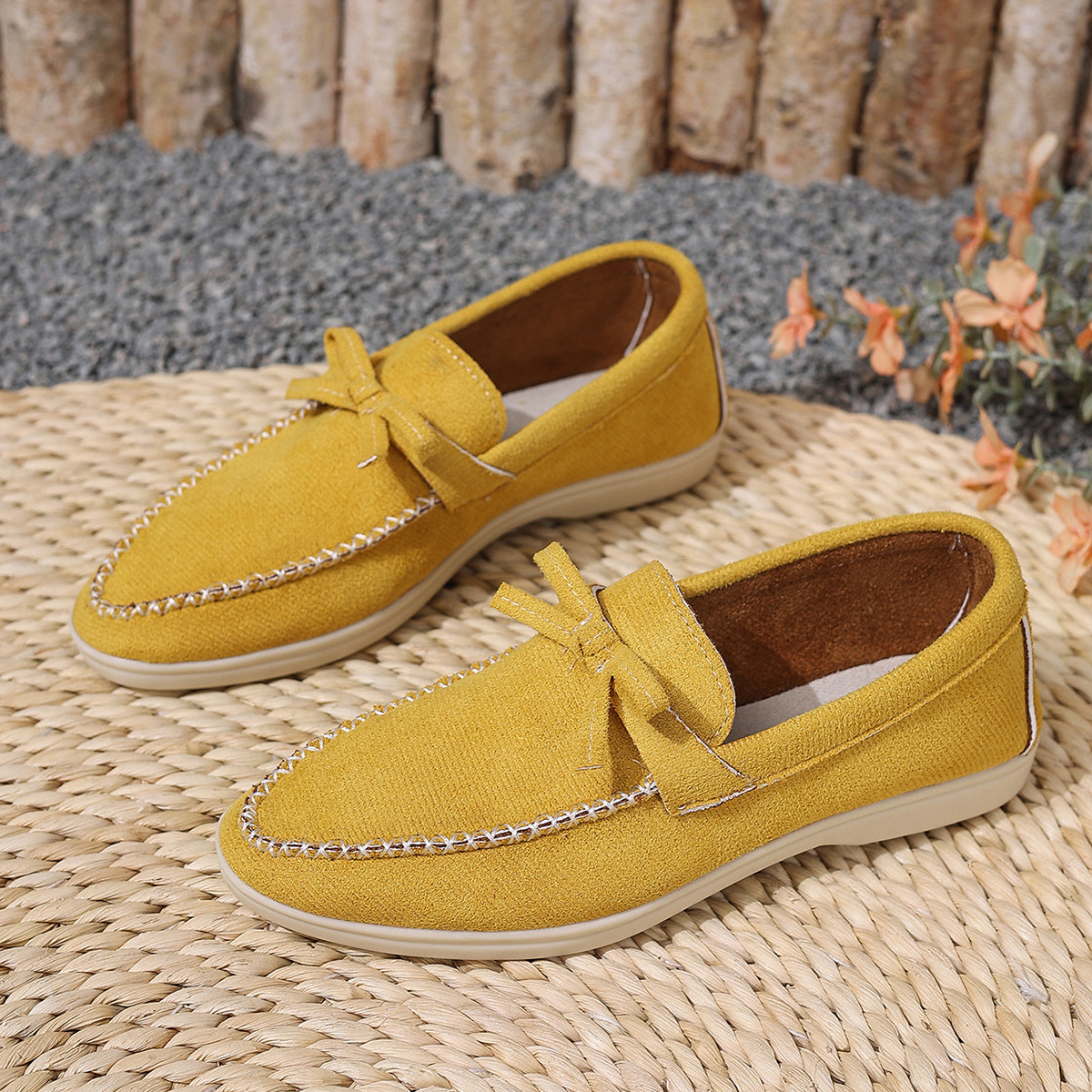 Fashion Casual Flat Suede Pumps foto 4