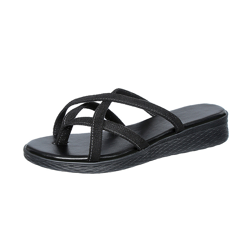 Summer New Style Platform Thick-Soled Cutout Flip-Flops foto 5