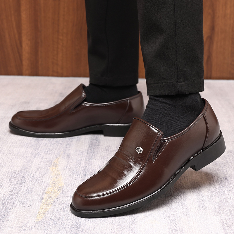 Men's Plus Size Casual Leather Shoes foto 2