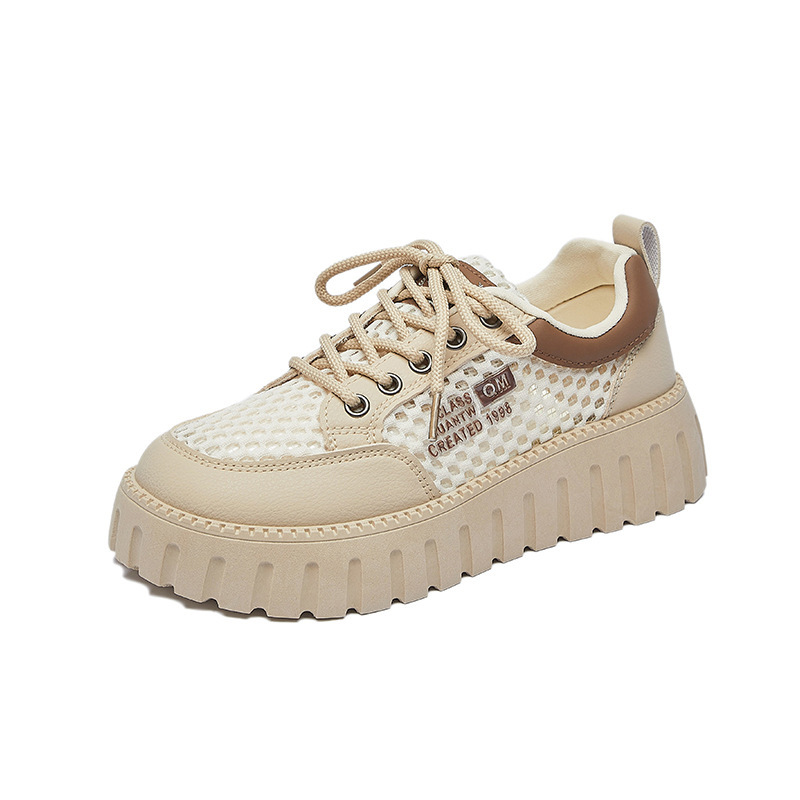 Womens Mesh Breathable Height-Boosting Sports Casual Shoes foto 4