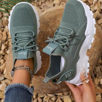 Women's Sneaker Breathable Running Thick Bottom Wear-resistant Casual Shoes foto 4