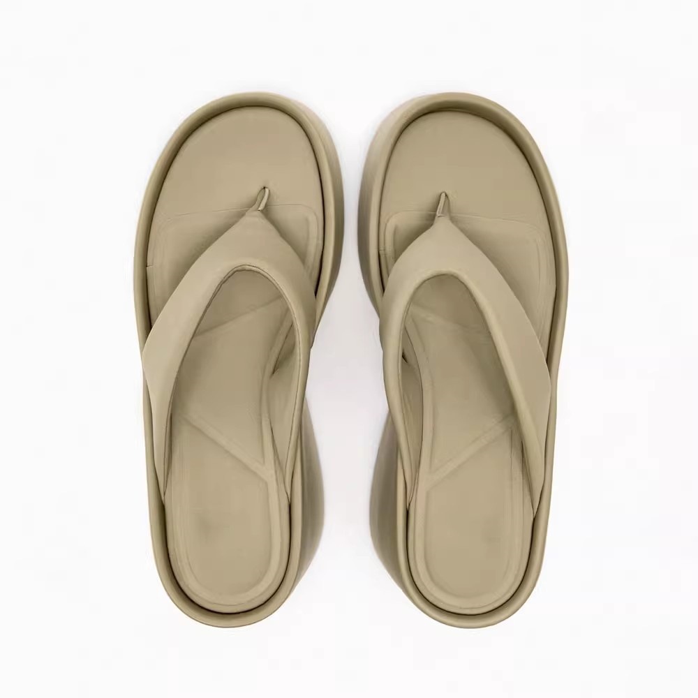 High-heeled Fashionable Thick-soled Non-slip Beach Shoes foto 3