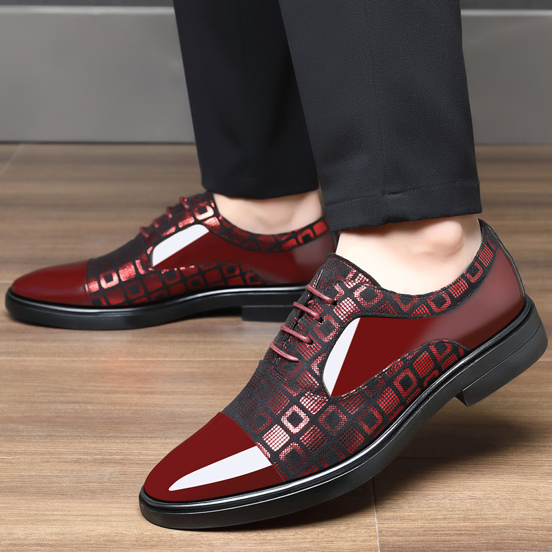 Men's Versatile Spring And Autumn Business Leather Shoes foto 2