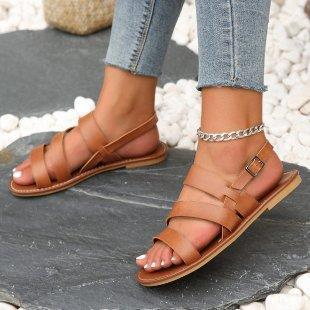 Women's Fashion Flat Bottomed Korean Sandals
