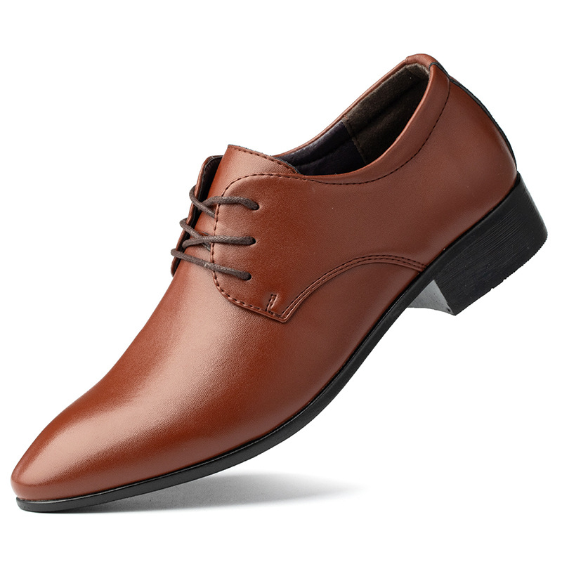 Business Breathable Casual Men's Leather Shoes foto 2