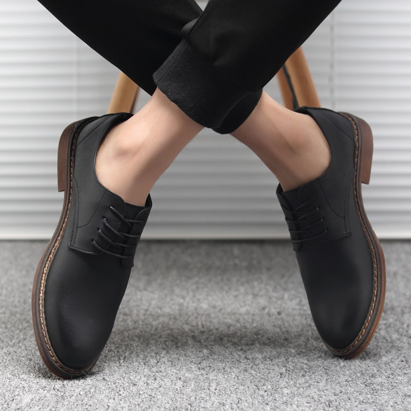 British Style Youth Casual Business Men's Shoes foto 4