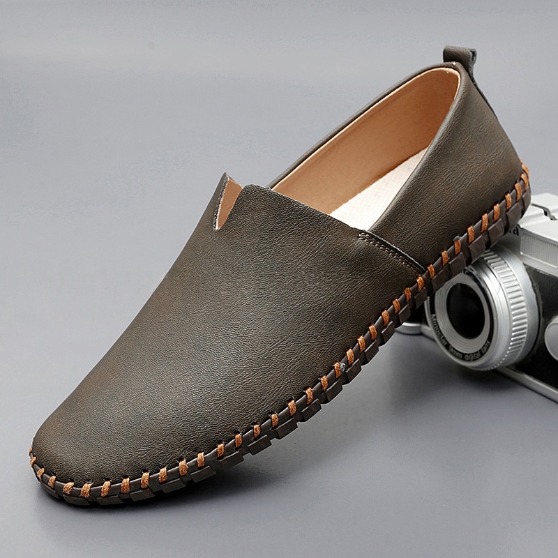 Men's Spring And Autumn Flat Beanie Shoes foto 4